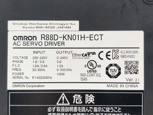 OMRON R88D-KN01H-ECT AC servo driver ver.2.1