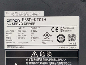 OMRON R88D-KT01H AC servo driver ver.1.2