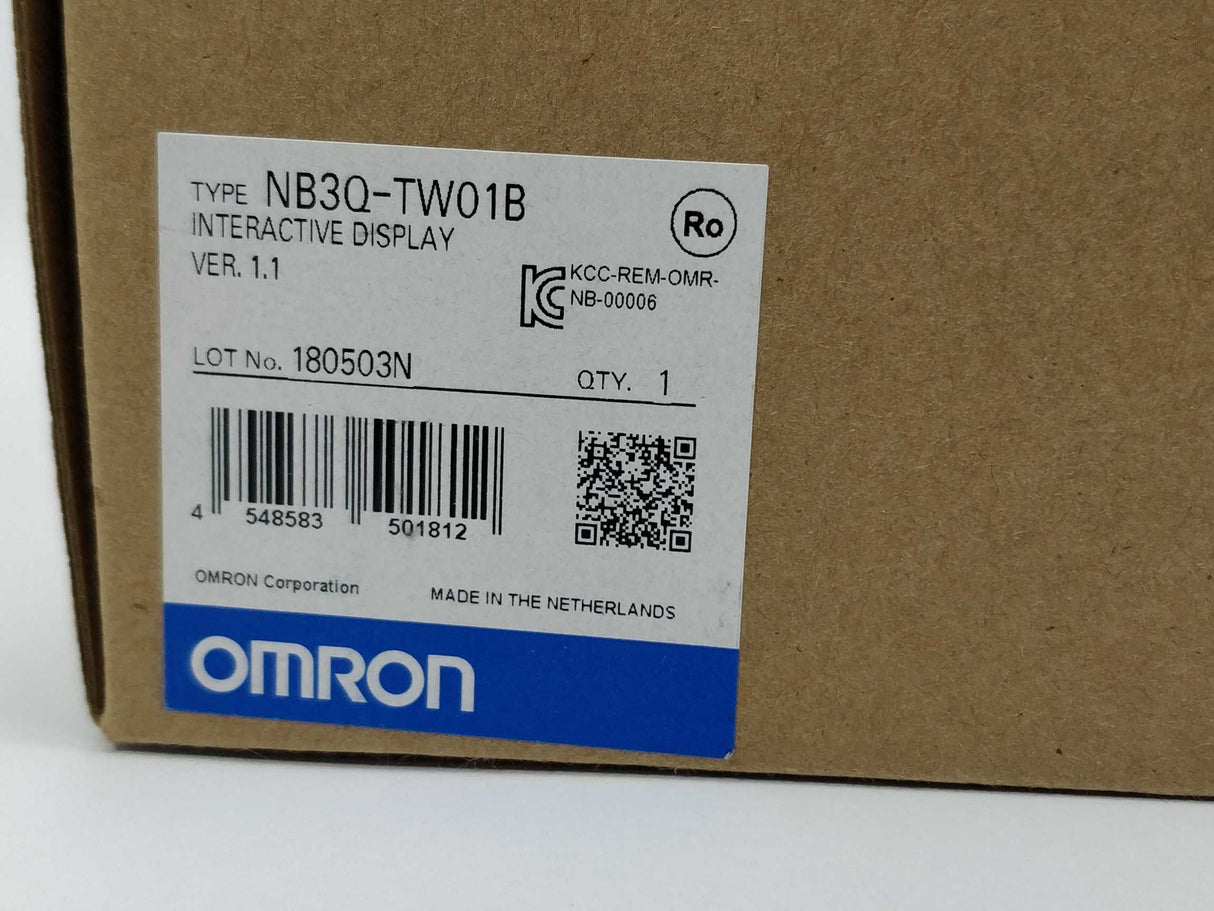 OMRON NB3Q-TW01B Touch screen HMI