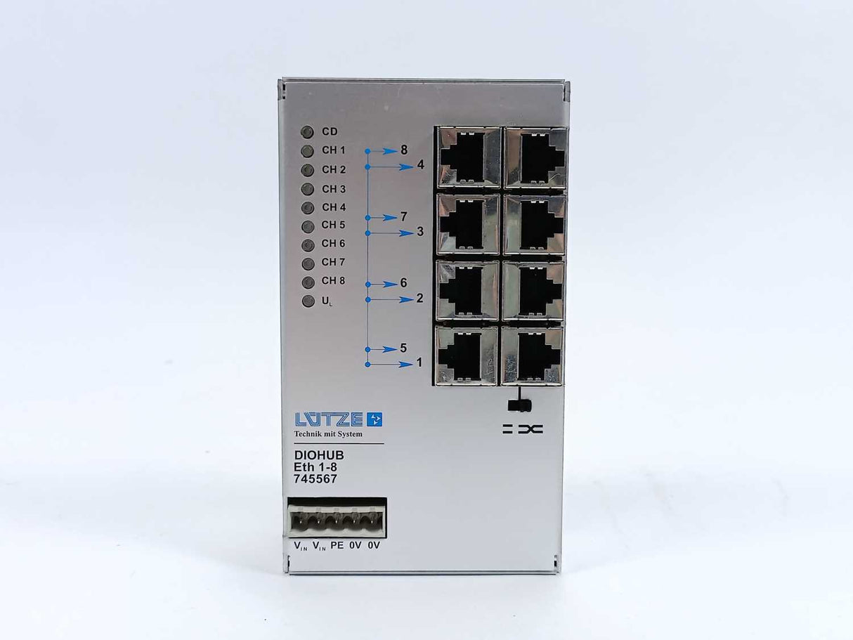 Lutze 745567 DIOHUB Eth 1-8