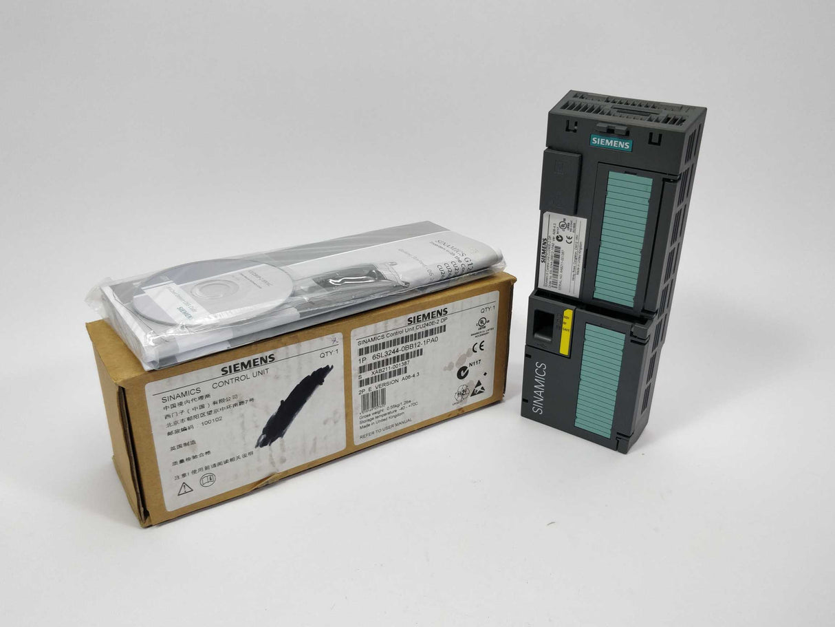 Siemens 6SL3244-0BB12-1PA0 Control unit CU240E-2 DP ver.A06-4.3