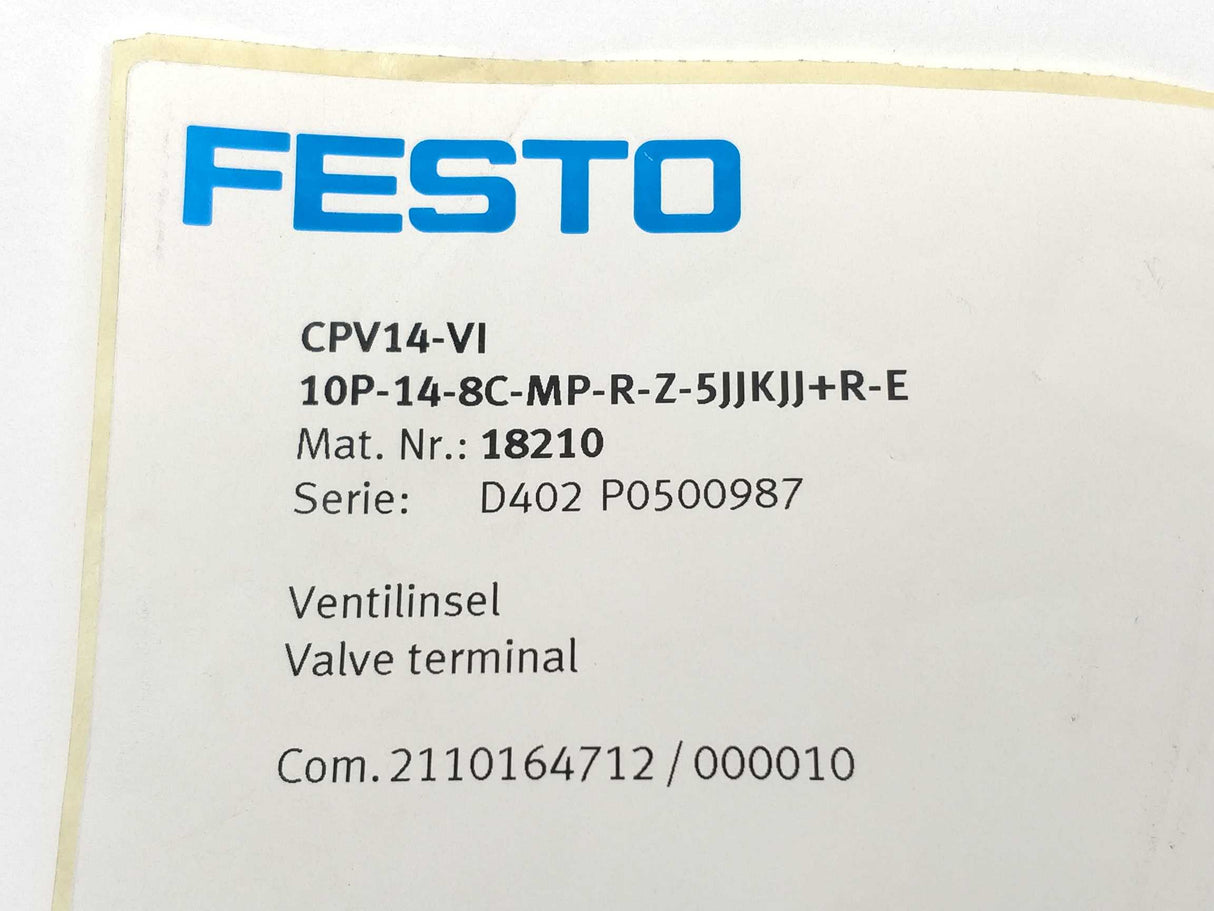 Festo 18210 7x161361, 559651, 18265, 18624