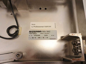 Bizerba 150/352 iL Professional 150F/HY Load Receptor