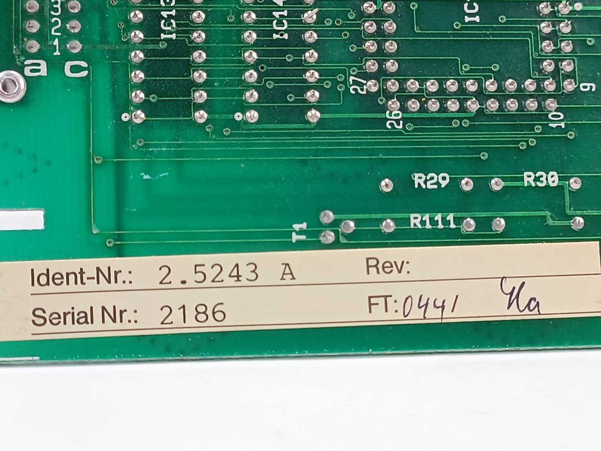 Arburg 100.770 2.5243 A PC board PLC/Add-on board