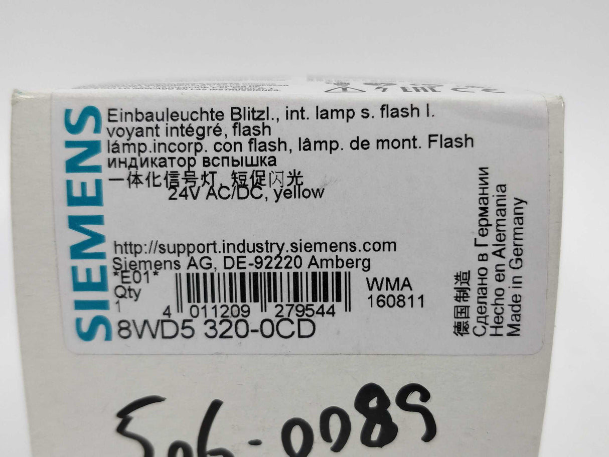 Siemens 8WD5320-0CD Integrated signal lamp