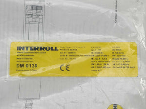 Interroll DM 0138 Asynchronous 3 Phase M34 - 550W - Ø 138,0mm FW 357,0mm