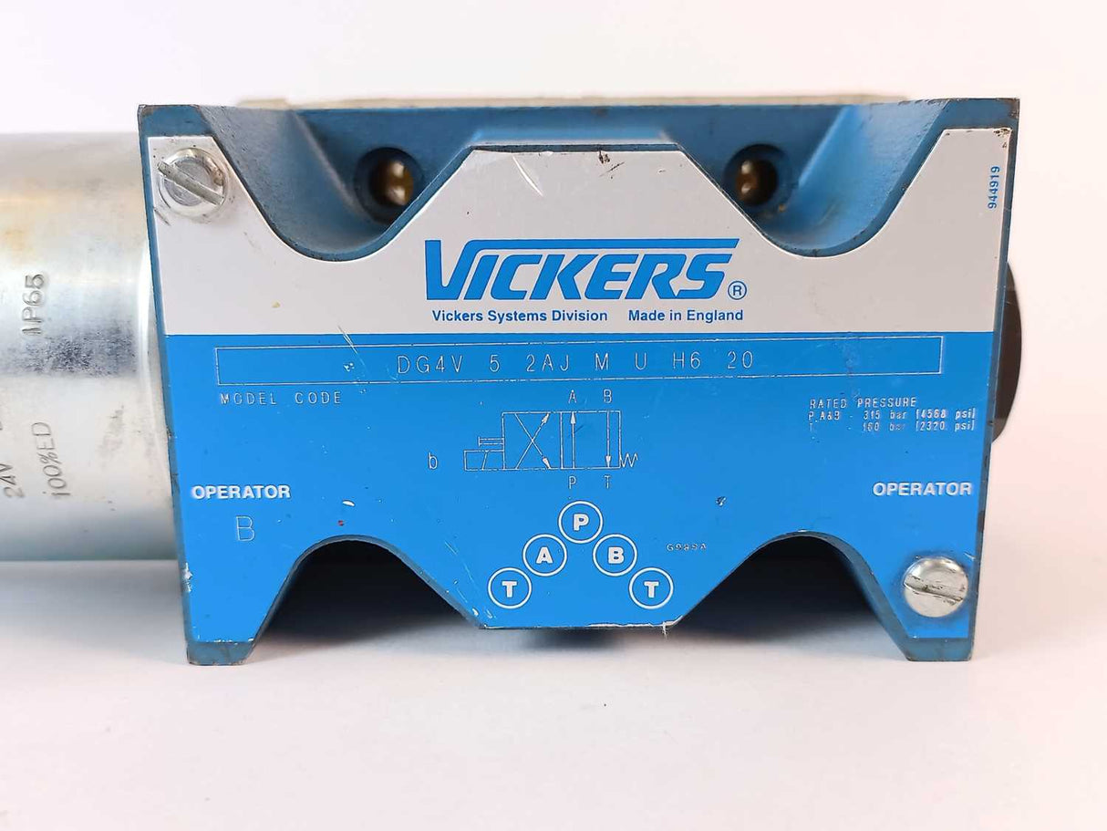 VICKERS DG4V 5 2AJ M U H6 20 Control Valve