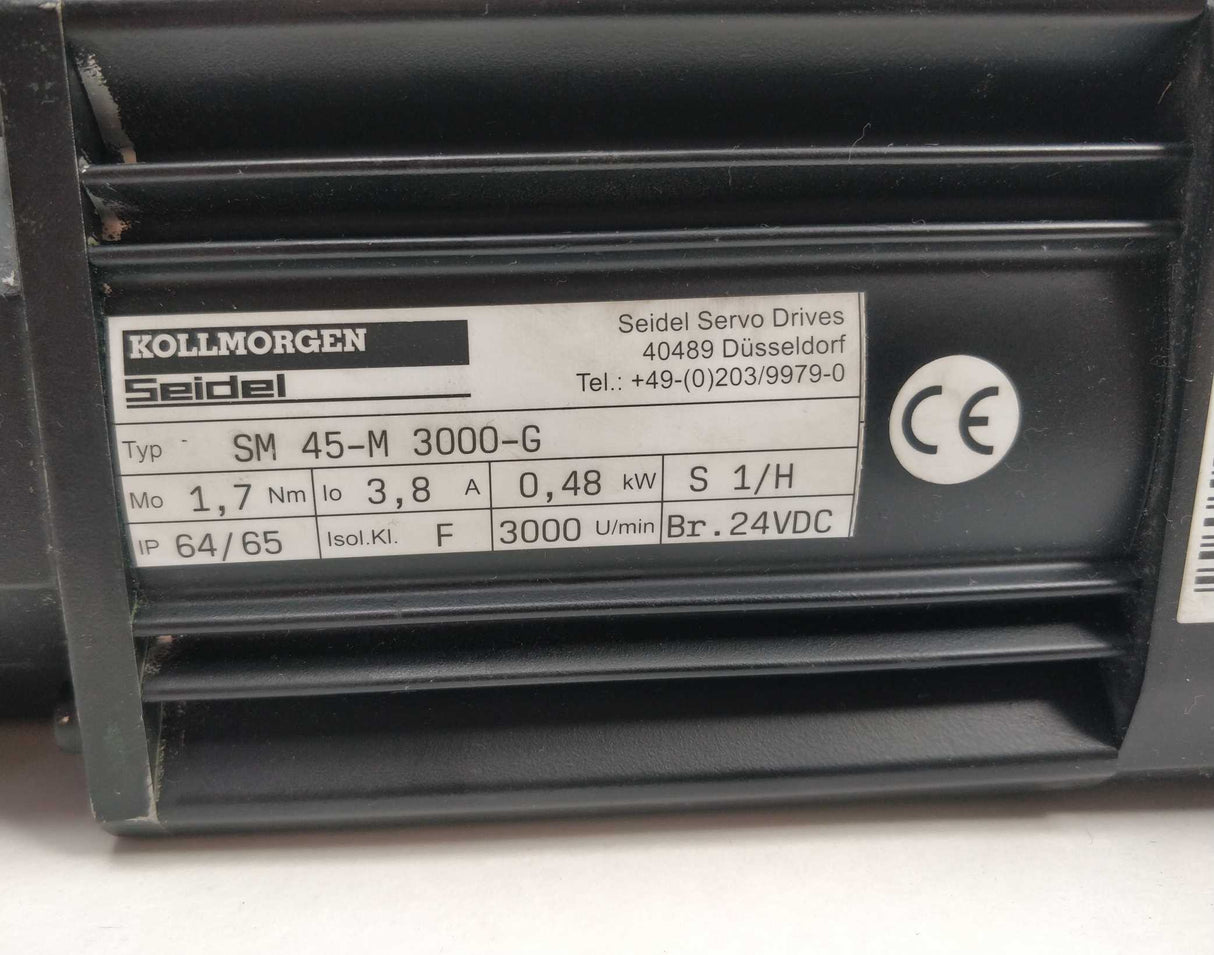 KOLLMORGEN SM45-M3000-G Servo Motor