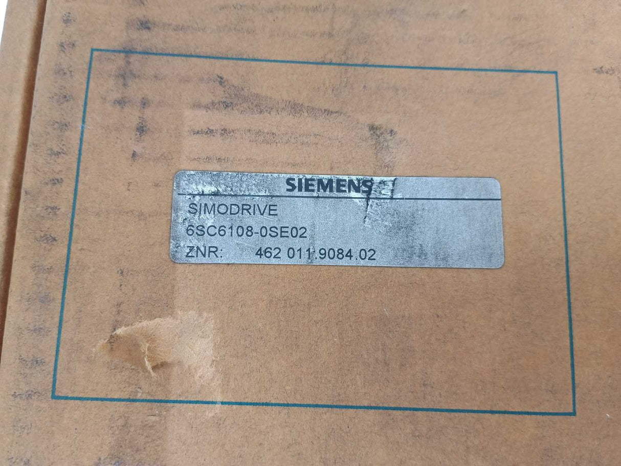 Siemens 6SC6108-0SE02 Simodrive