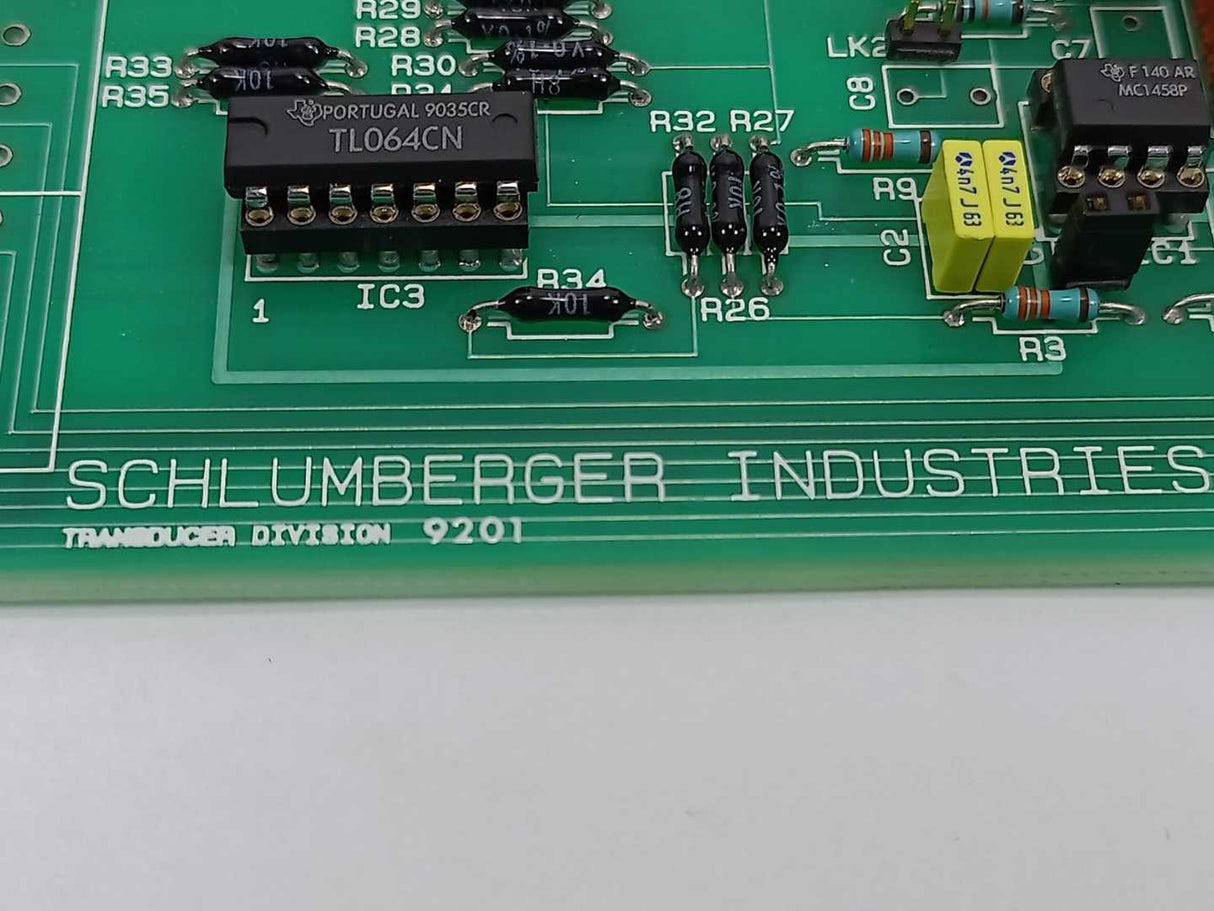 Schlumberger 9201 103180 Transducer Circuit Board