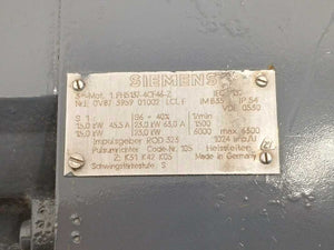 Siemens 1PH5137-4CF46-Z With 2CW6166-8