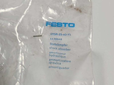 Festo 1138648 DYSR-25-40-Y5 Shock absorber