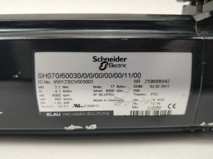 Schneider Electric SH070/60030/0/0/00/00/00/11/00 SERVO MOTOR