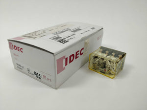 Idec RH4B-ULDC24V Relay Plug-In 4PDT 10A 24VDC 10 Pcs.