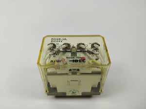 Idec RH4B-ULDC24V Relay Plug-In 4PDT 10A 24VDC 10 Pcs.