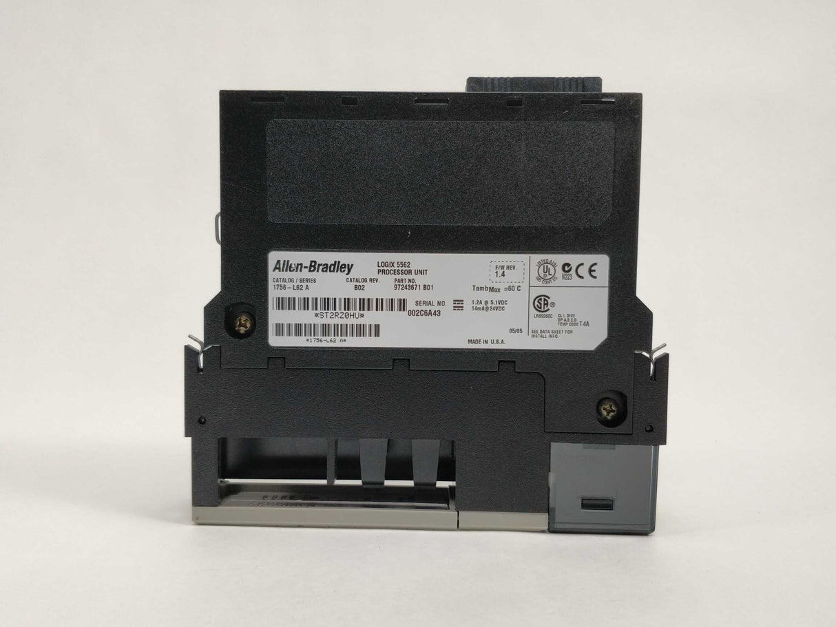 AB 1756-L62 Ser. A Rev: B02 processor unit