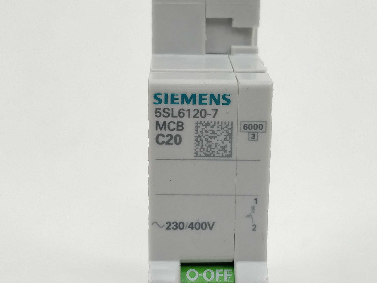 Siemens 5SL6120-7 Miniature circuit breaker 230/400V C20