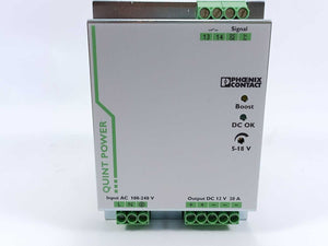 Phoenix Contact 2866721 QUINT-PS/1AC/12DC/20 12VDC 20A PSU