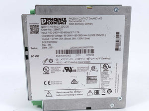 Phoenix Contact 2866721 QUINT-PS/1AC/12DC/20 12VDC 20A PSU