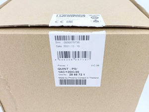 Phoenix Contact 2866721 QUINT-PS/1AC/12DC/20 12VDC 20A PSU